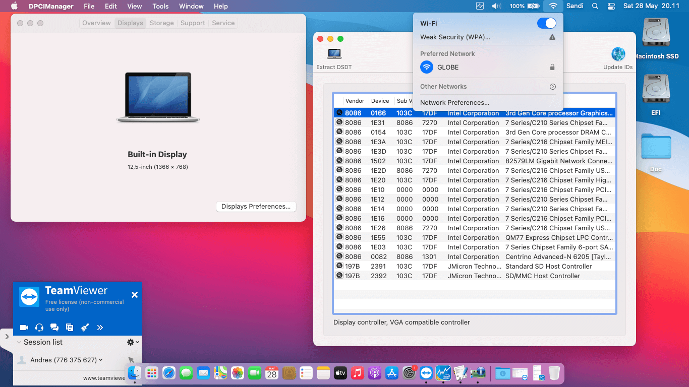HP EliteBook 2570P 2nd [IvyBridge   Intel HD 4000 + PS2]   OpenCore 2